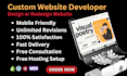 design, redesign, ecommerce website, business website