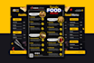 restaurant food service menu design
