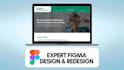 design modern website UI UX in figma for  businesses