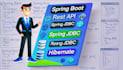 spring boot, rest API, spring jbdc, hibernate projects in java