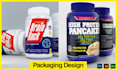 do premium product label, box package, pouch bag design