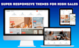 deliver shopify premium theme based on niche and setup store