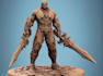 sculpt wow 3d miniatures, warhammer 40k mini figurines,3d creature, stl file
