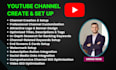 create and set up your youtube channel for top rankings with video SEO