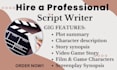write synopsis and character description for your script and games