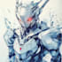 desing a unique mecha robot illustration