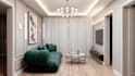 make a premium living room interior design