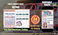 create eye catching  video reels for black friday and holiday sales