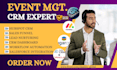 setup event planning management crm clickup cvent eventhub monday trello stova