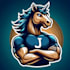 do j centaur mascot logo design service