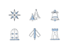 design hand drawn custom icons and illustrations
