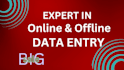 online and offline excel and CRM data entry free, all type