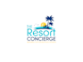 design a elegant luxury beach resort logo premium branding