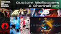 make eye catching thumbnails and custom channel art