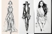 draw a fashion illustration or sketch