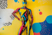 create a retro pop art roy lichtenstein style