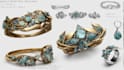 draw jewelry designs, jewelry sketches based on nature objects