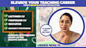 write a teacher resume, lecturer cv and professor cv
