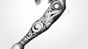 create sleeve tattoo design in geometric style