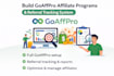 build goaffpro affiliate program, referral tracking system, firstpromoter