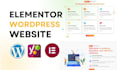 design, redesign wordpress website landing page elementor pro or yoga website