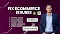 fix holiday traffic overload, payment issues, shipping and sales problems