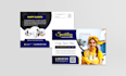 create professional direct mail eddm postcard design, business flyer