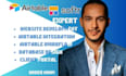 setup airtable automation build softr web app softr website client portal glide