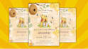 design birthday invitation card ,baby shower