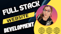 build, rebuild website development as full stack developer, front end developer