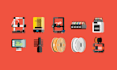 create vector flat illustration for all needs