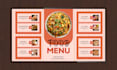 design modern bar cafe pubs restaurant menu and digital menu