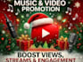 make christmas and new year wishes logo animation video
