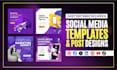 design or redesign social media posts, ads, flyers using canva