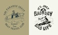 design unique summer skeleton jetski logo