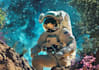 do a cool astronaut illustration