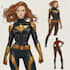 drawing custom superhero character in action