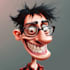 draw cute and funny cartoon caricature potrait