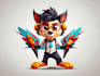 design a unique cartoon mascot logo