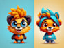 do a creative cartoon mascot logo design
