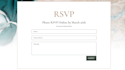 create a beautiful digital invitation website
