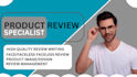 create a video and content review, video editing