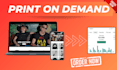 create shopify pod clothing store