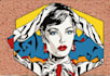 do a retro pop art roy lichtenstein style