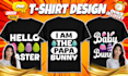 create custom bulk trendy unique easter sunday tshirt design