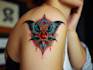 create awesome old school tattoo style design