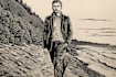 draw a custom portrait in linocut style