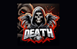 make an death esport mascot logo with free source file
