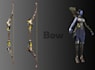 turn 2d image to 3d character, 3d mascot modeler,rig 3d stylized model,vrm model