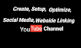 create and set up a youtube channel with a logo design